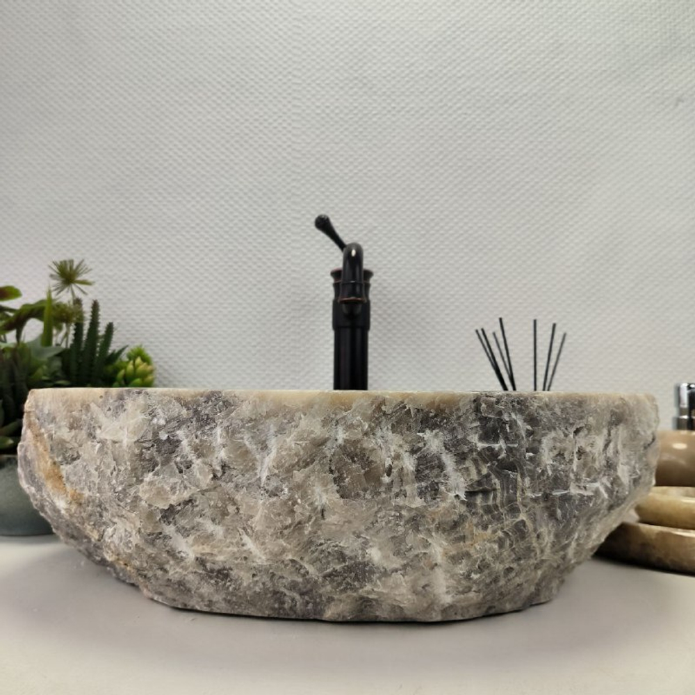 Раковина из оникса Erozy Grey EO-62309 51*41*15 0096