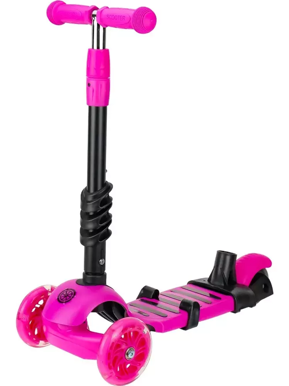 Самокат-каталка 5в1 Slider розовый колеса светятся, 25кг SR1NP