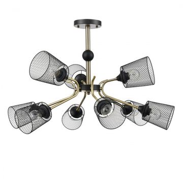 Люстра потолочная 9*E27 8191/9C черный/античная бронза Abris Lumion