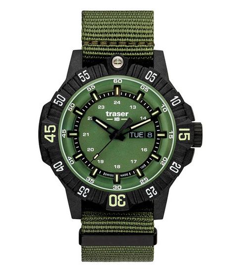 Швейцарские тактические часы Traser P99 Q Tactical Green 110726