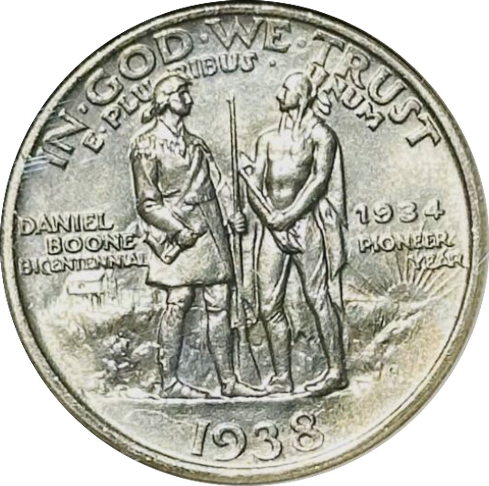 50 центов Daniel Boone 1938 S