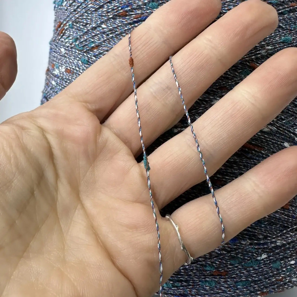 TIC TOC - Luxury Production by Ri.Go; 75% хлопок, 25% п/а; 600м/100гр; Шишибрики, col. 5913, цвет: синий