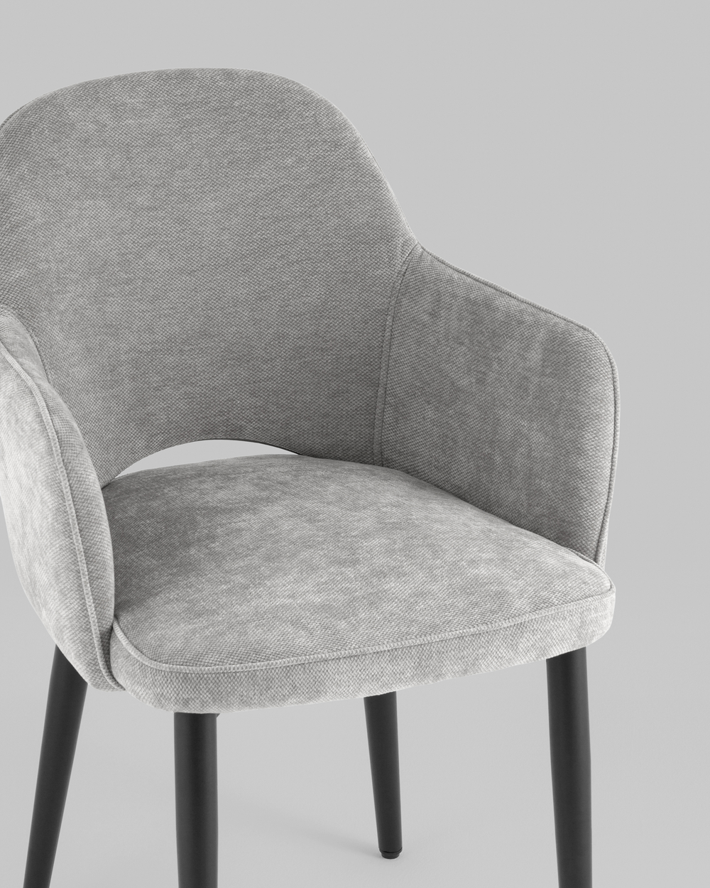 Стул Венера шенилл светло-серый