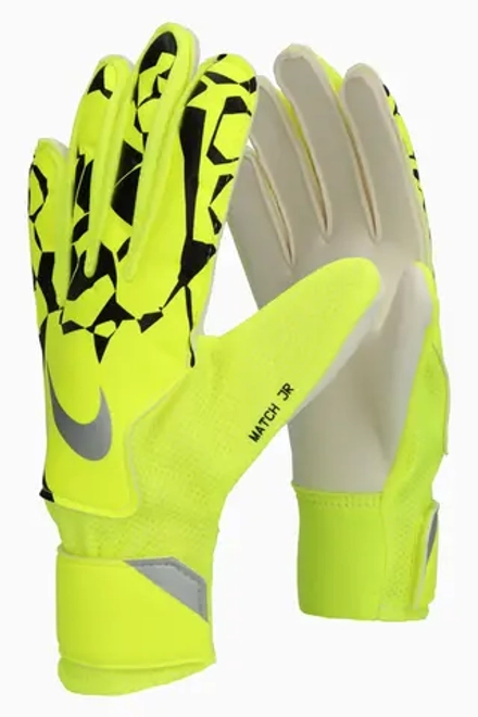 Вратарские перчатки Nike Match Junior - зеленый
