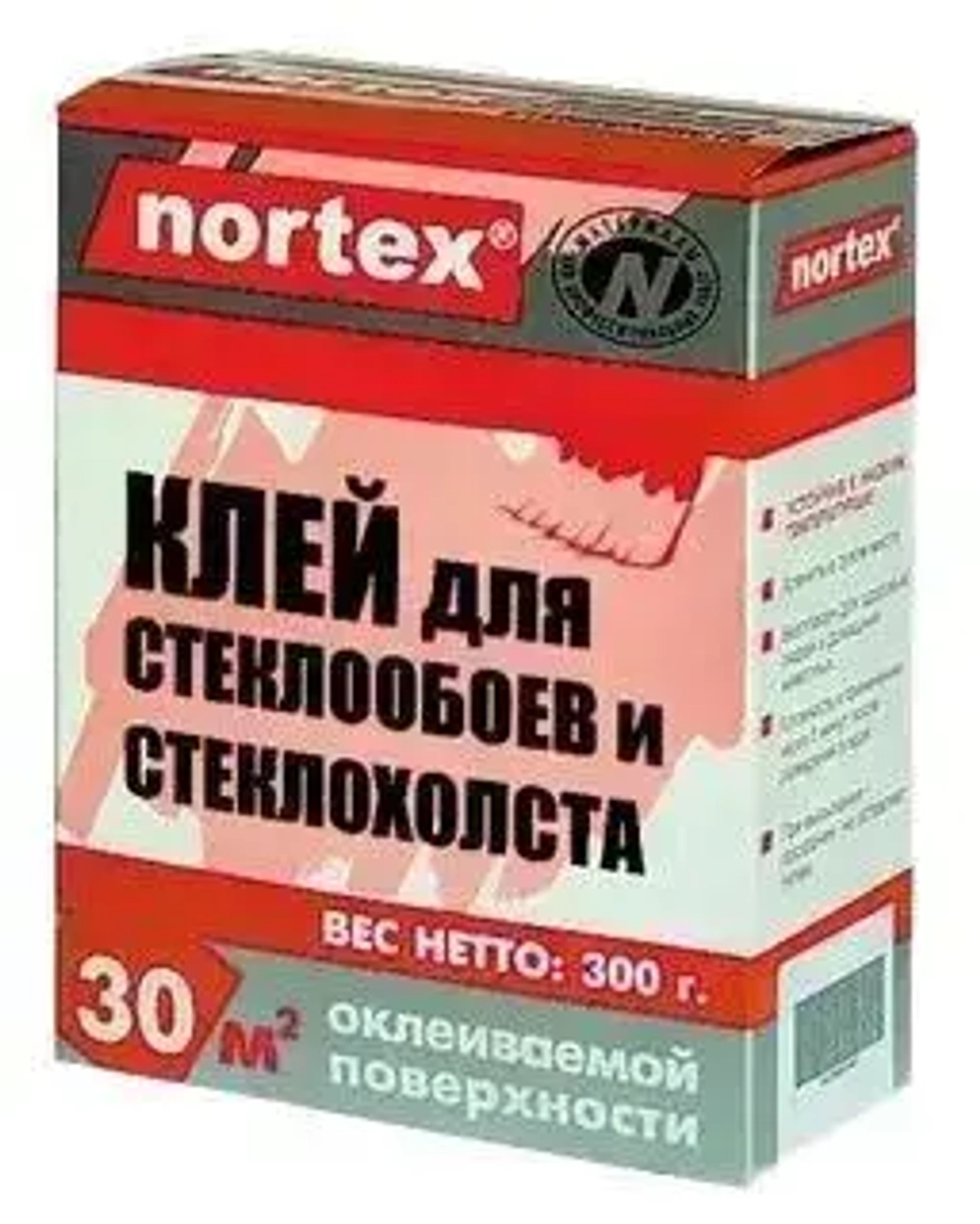 Nortex Клей для обоев, 300 г., 8 л., 1 шт.