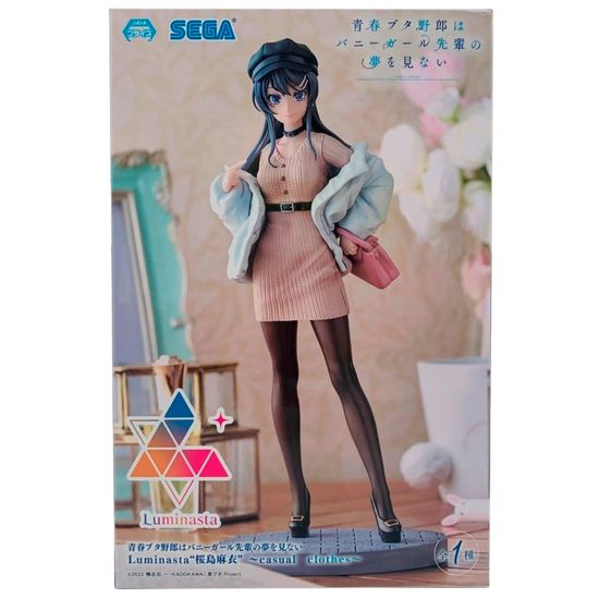 Фигурка Аниме SEGA Этот глупый свин не понимает мечту девочки-зайки Mai Sakurajima 21см / по мотивам аниме "Этот глупый свин не понимает мечту девочки-зайки", Маи Сакурадзима