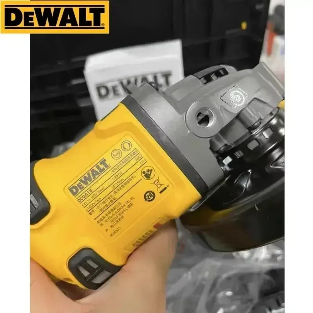 Dewalt DCG418 Безщёточная угловая мельница