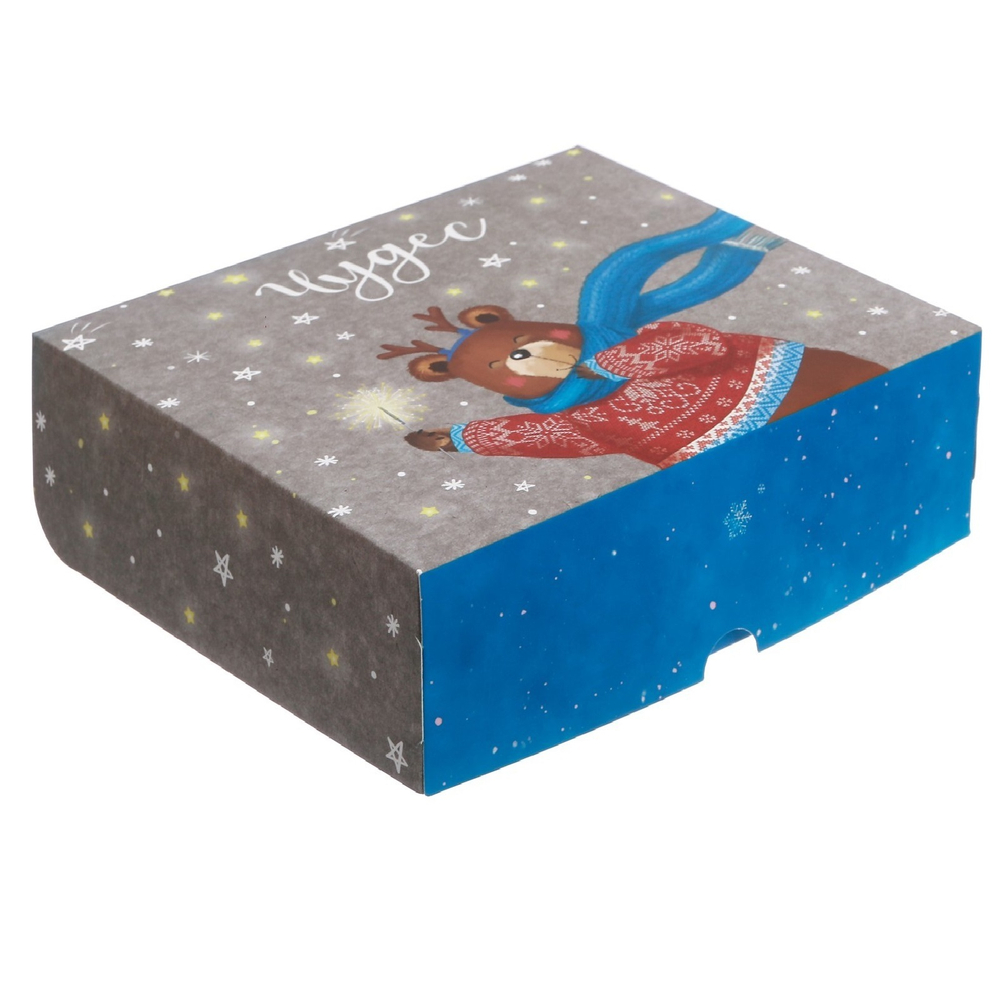 Коробка для кондитерских изделий «Чудес», 20 × 17 × 6 см