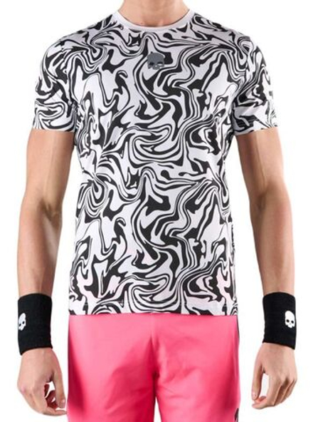 Мужская теннисная футболка Hydrogen Chrome Tech T-Shirt - белый