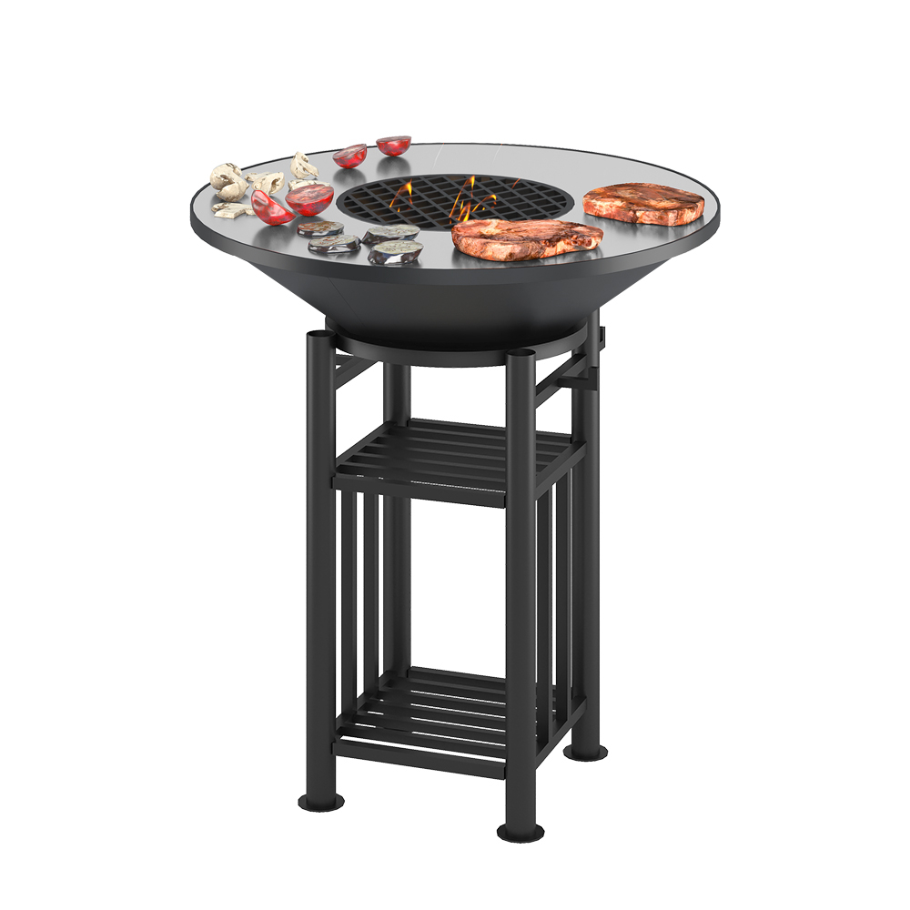 "FANTASTIC GRILL" Везувий Ø 700 (чаша+подставка+плита+решетка+крышка)