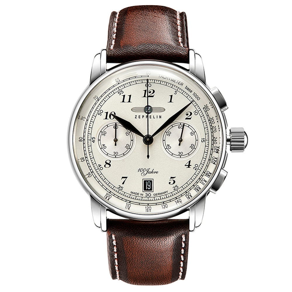 ZEPPELIN Hundred Years Collection Quartz Movement Men"s Watches Watch Mother of Pearl Color Watch Dial