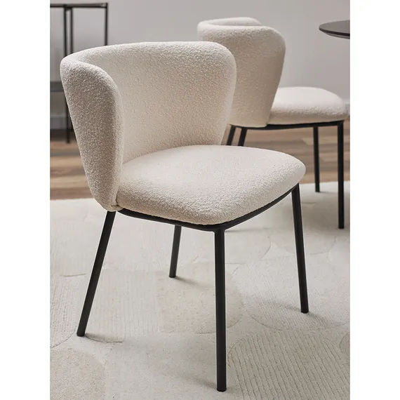 Стул Fluit, молочное букле