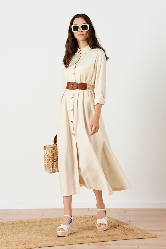 51665 Платье женское (кремовый)