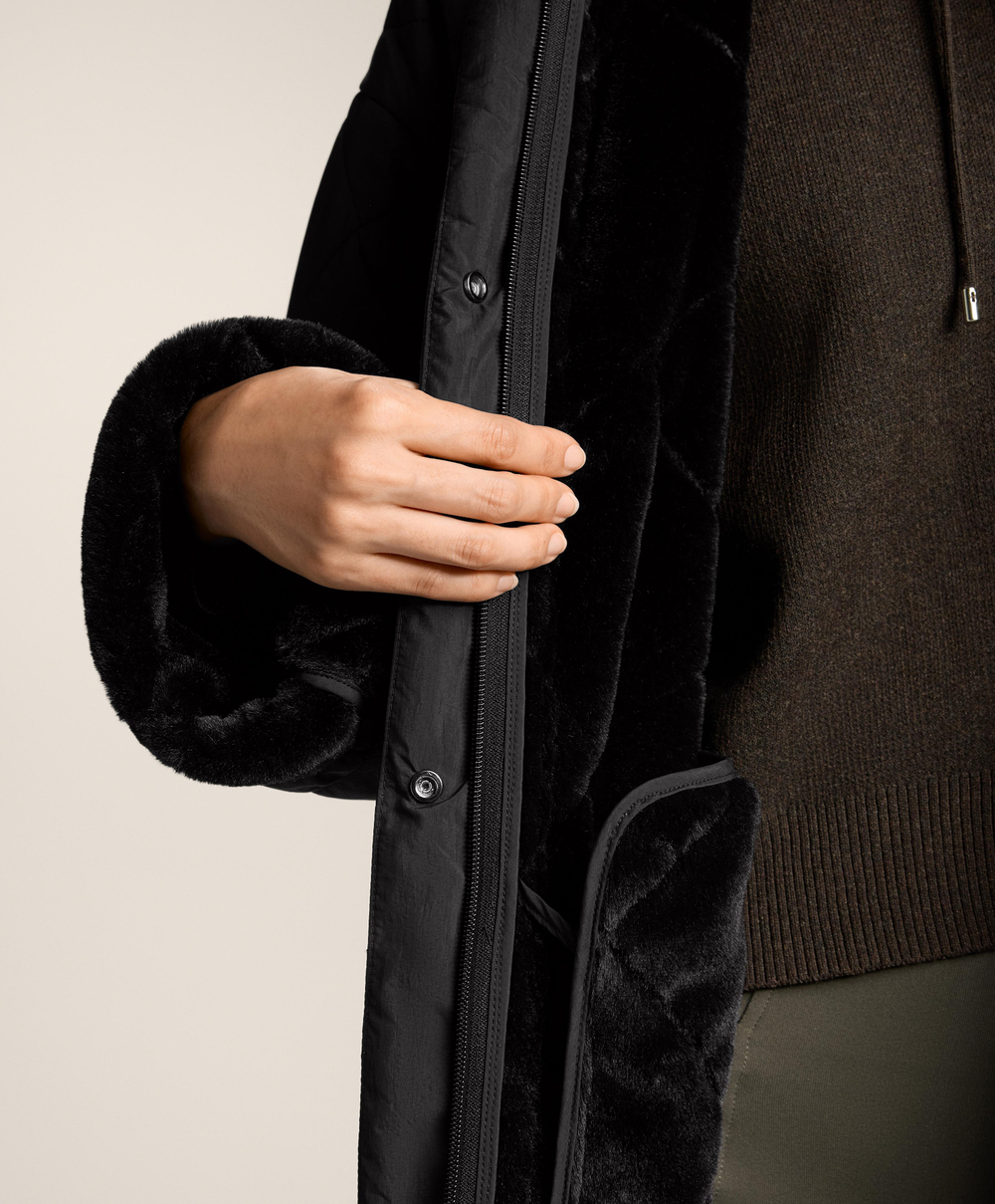 Oysho Водонепроницаемая утепленная куртка FELLEX® с AEROGEL, черный