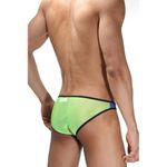 Мужские трусы слипы сине-оранжевые Cosmos Colors RS10GBO