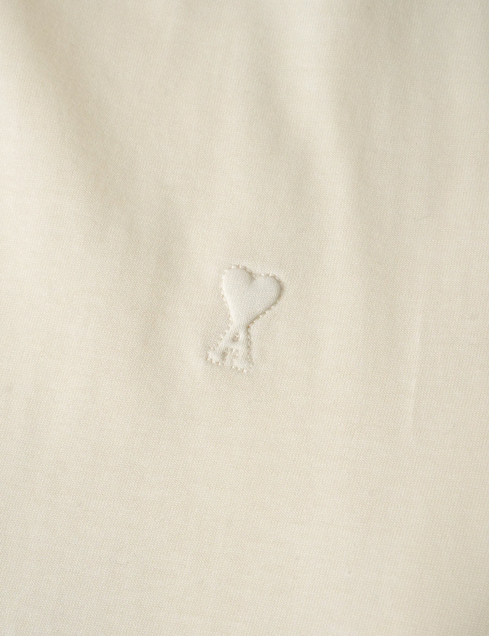 Футболка AMI PARIS "Blanc Creme"