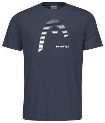 Мужская теннисная футболка Head Club Carl T-Shirt - темно-синий