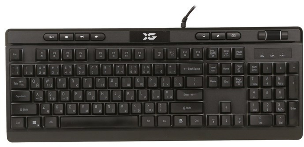 Клавиатура X-Game Steel Shadow черный