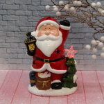 Фигурка с подсветкой Miracle «Дед Мороз с ёлочкой» 20*13 см, микс