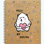 НОВИНКА! Тетрадь общая 48 листов на спирали "Funny doodle"