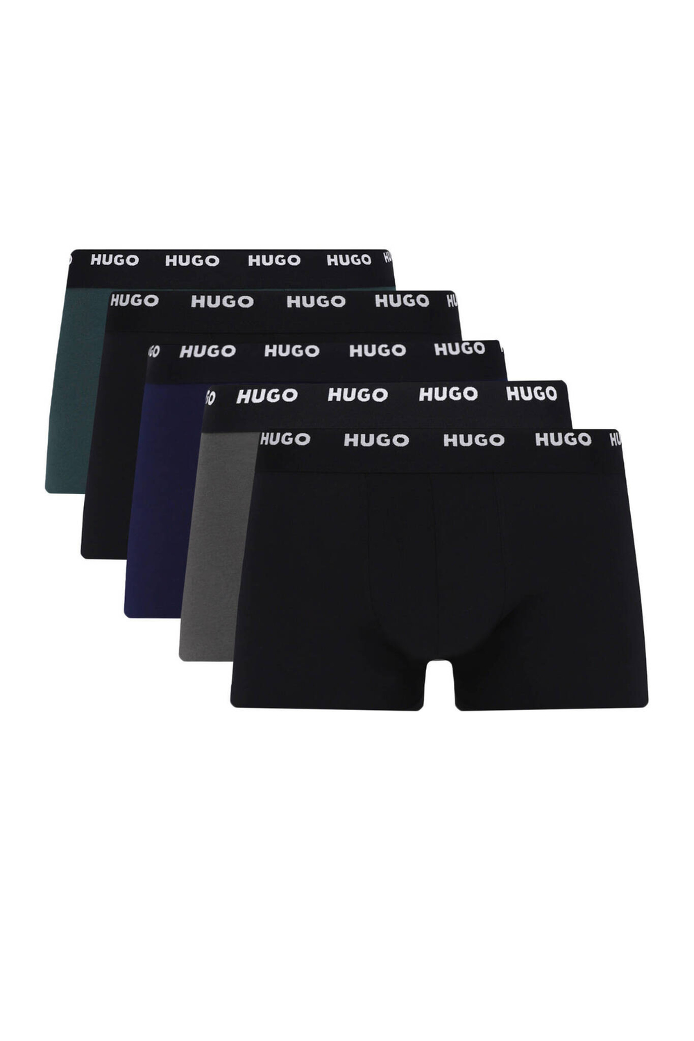 Трусики-боксеры 5шт. Hugo Bodywear - серый(50479944)
