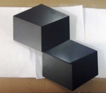 светодиодное бра VIBIA FOLD double ( black ) 