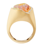 Кольцо с Опалом и Бриллиантами, R0029-36/1