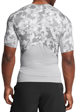 Мужская теннисная футболка Under Armour HeatGear Armor Printed Short Sleeve