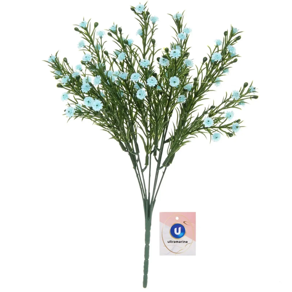 Искусственные цветы «Цветочная фантазия» 32см цвет голубой