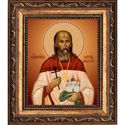Сергий Нижнетагильский (Увицкий), священномученик, пресвитер. Икона на холсте.