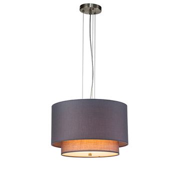 Подвесной светильник 1*E27 V000354 13020/1P Nickel никель Nebbia Indigo