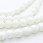 Перламутр, диаметр 10,1-10,3 мм, цена за 9 шт (1/4 нити)