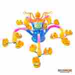 Карусель осьминог «Глубоководный» 15 кабинок, 30 мест 15×15×5,5 м