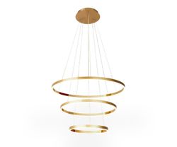 Kink Light 08223,36A(3000K) Подвес димм. Тор латунь d80+60+40