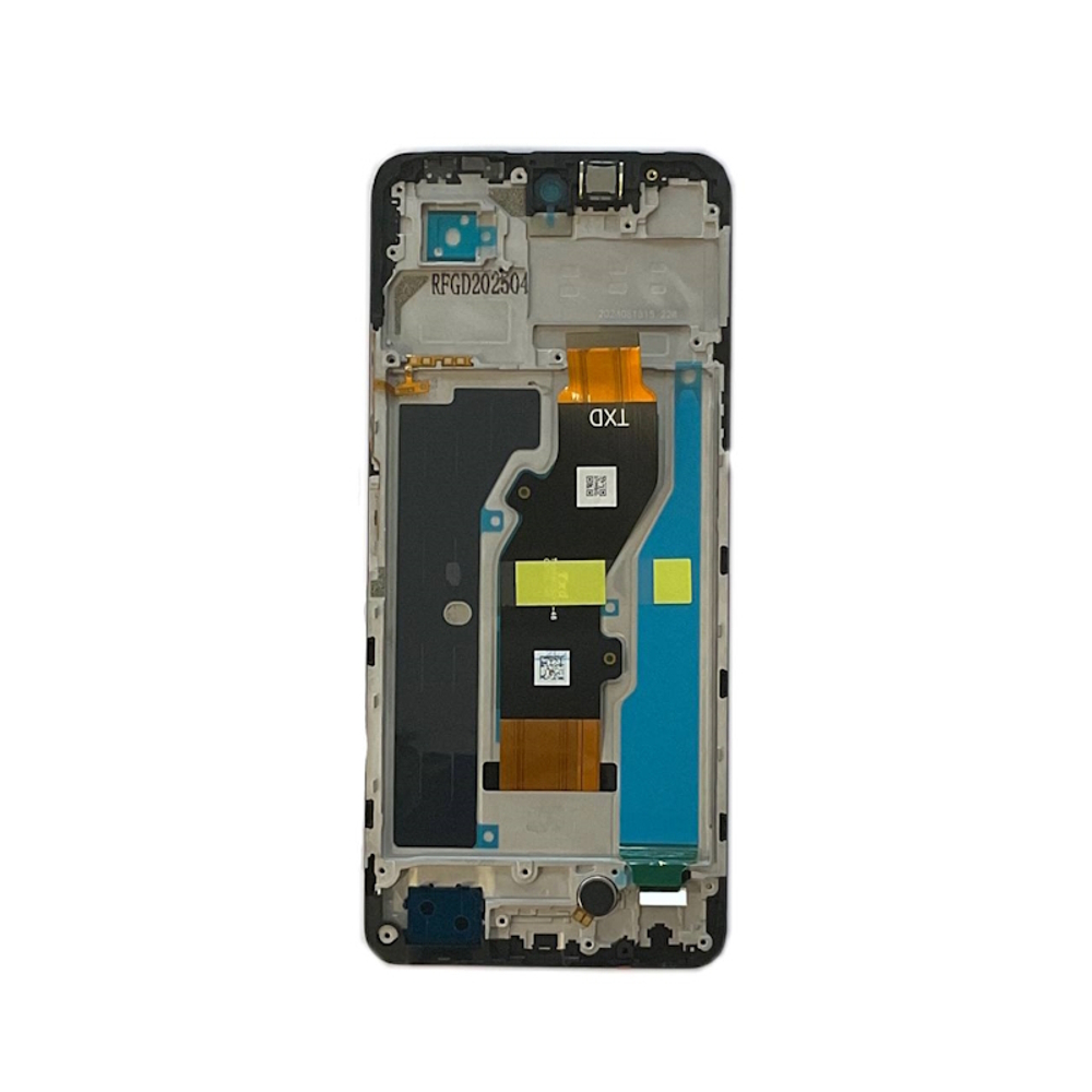 Дисплей для Infinix Hot 50 4G (X6882) с тачскрином и рамкой Черный - OR