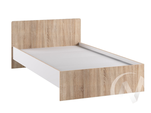 Кровать 1;2м Детская Бланка (дуб сонома/белый)