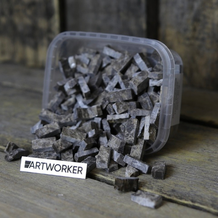 Колотый натуральный камень Emperador Dark, 350 гр