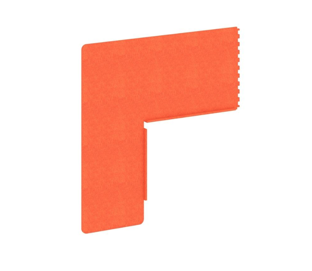 Боковая панель-ширма для стола глубиной 720 (для столешниц расположенных в ряд) AcustiX