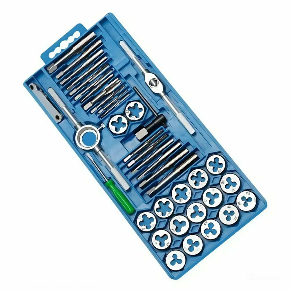 Набор метчиков и плашек 40 предметов