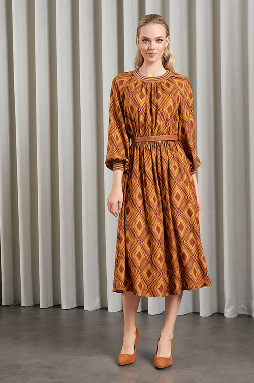 51508 Платье женское (карамельный мультиколор)