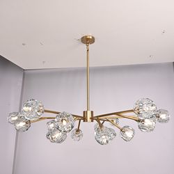 Люстра На Штанге Boule De Cristal Round Chandelier 18 By Imperiumloft
