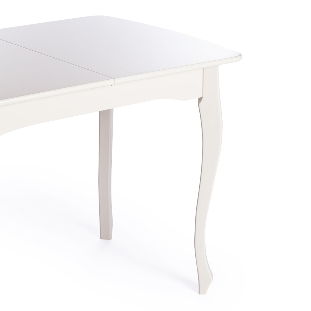 Стол CATERINA PROVENCE  бук, мдф, 100+30x70x75 см, Ivory white