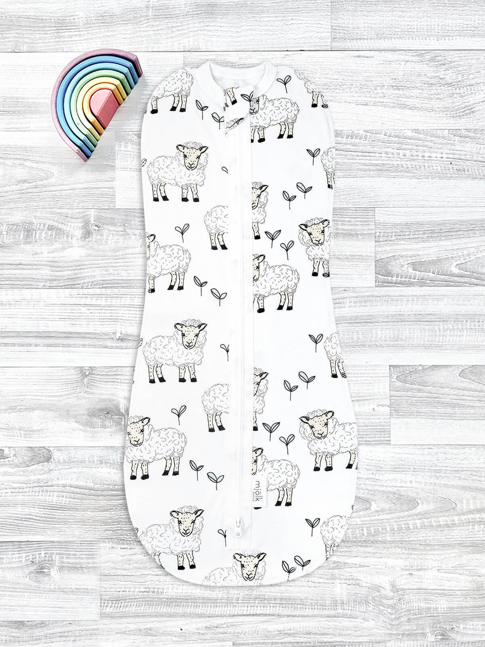 Пелёнка-кокон Mjölk Овечки