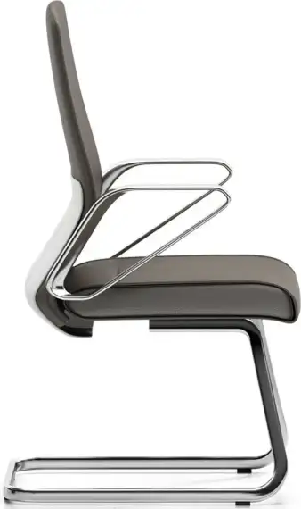 Кресло посетителя Sunon Hero CHR70GC-2 Кожа черная