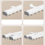 Карниз для штор, алюминиевый, потолочный и настенный монтаж