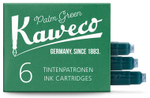 Набор картриджей для перьевой ручки Kaweco Palm Green (10000009) 6 шт. в картонной упаковке