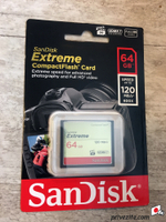 Карта памяти SanDisk CF Extreme 64 GB 120 MB/s