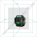 Лазерный уровень ADA LaserTANK 3-360 GREEN Basic Edition
