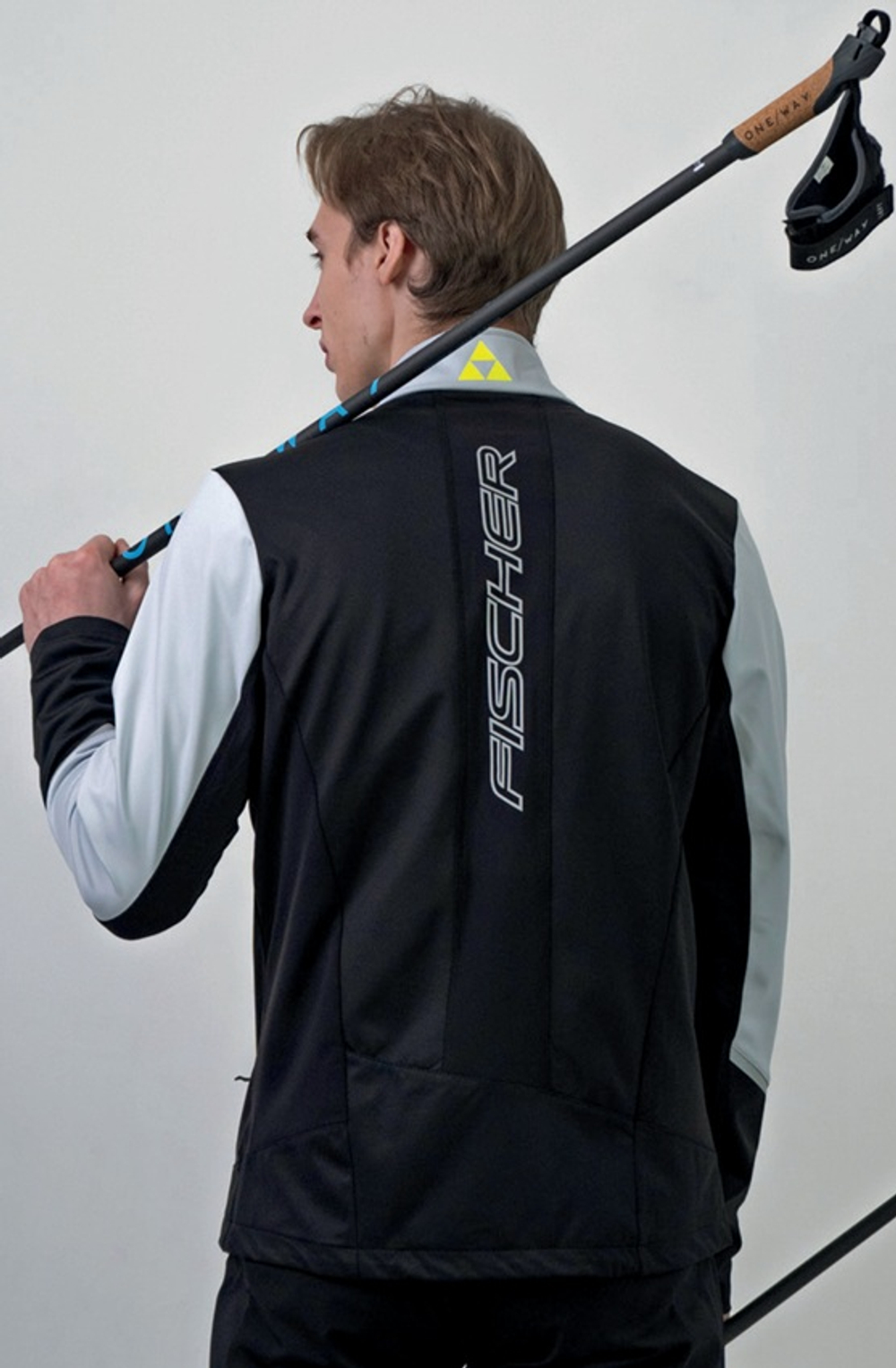 Мужская куртка FISCHER Softshell Light, черно-серый GR8207-109