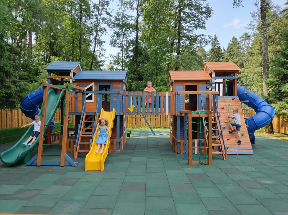 Детская деревянная площадка "Домик 7 " (мод.2)